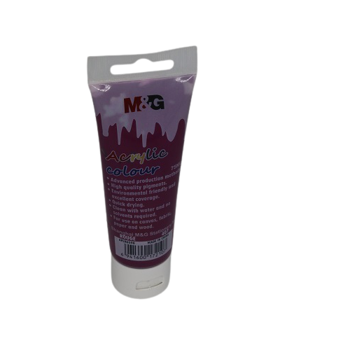 M&G Acrylic Colour Tube Rouge (407) 75 ML No: APLN6598