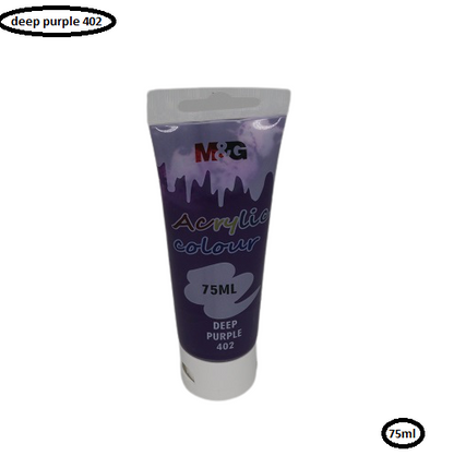 M&G Acrylic Colour Tube Deep Purple (402) 75 ML No: APLN6598