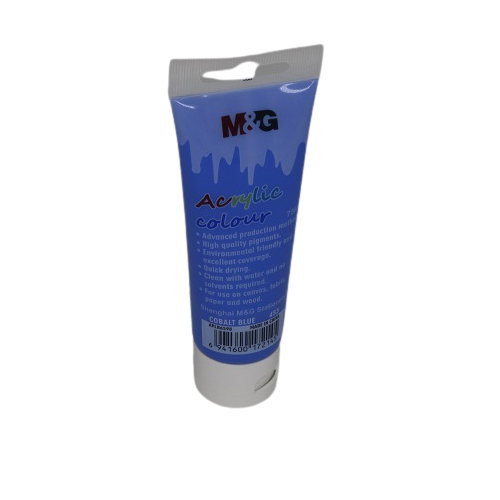 M&G Acrylic Colour Tube Cobalt Blue (453) 75 ML No: APLN6598