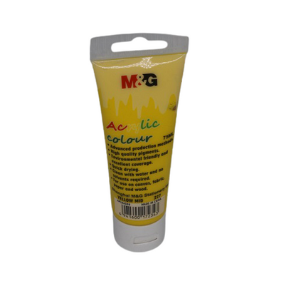 M&G Acrylic Colour Tube Yellow Mid (227) 75 ML No: APLN6598