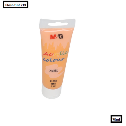M&G Acrylic Colour Tube Flesh Tint (219) 75 ML No: APLN6598