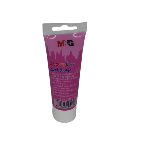 M&G Acrylic Colour Tube Light Magenta (339) 75 ML No: APLN6598