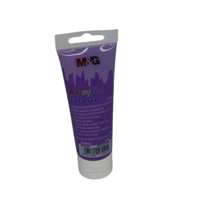 M&G Acrylic Colour Tube Purple (410) 75 ML No: APLN6598
