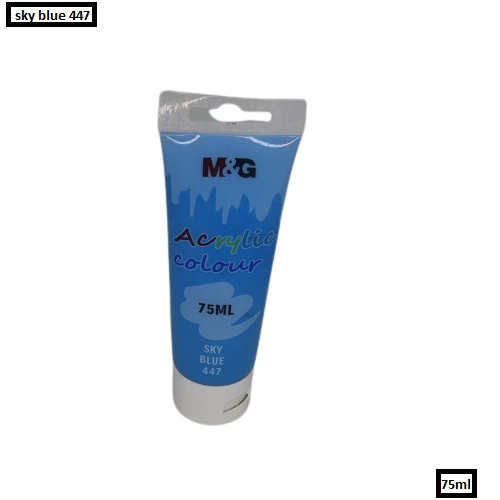 M&G Acrylic Colour Tube Sky Blue (447) 75 ML No: APLN6598