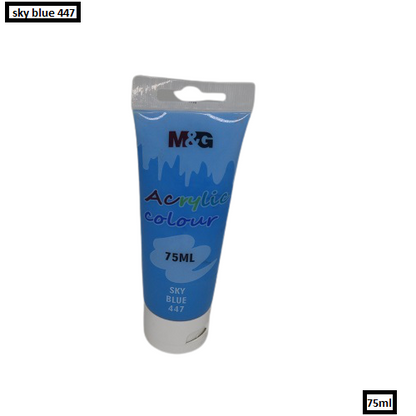 M&G Acrylic Colour Tube Sky Blue (447) 75 ML No: APLN6598