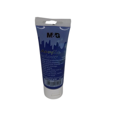 M&G Acrylic Colour Tube Phthalo Blue (451) 75 ML No: APLN6598