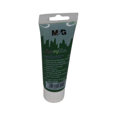 M&G Acrylic Colour Tube Leaf Green (549) 75 ML No: APLN6598