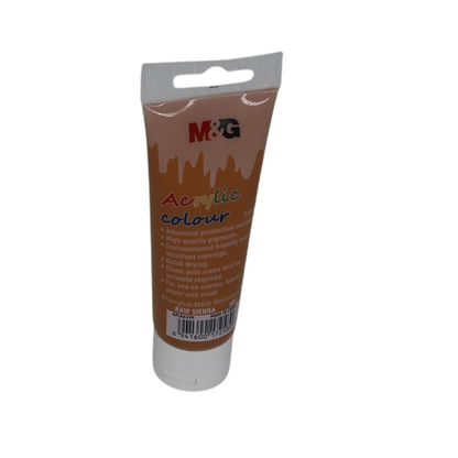 M&G Acrylic Colour Tube Raw Sienna (601) 75 ML No: APLN6598