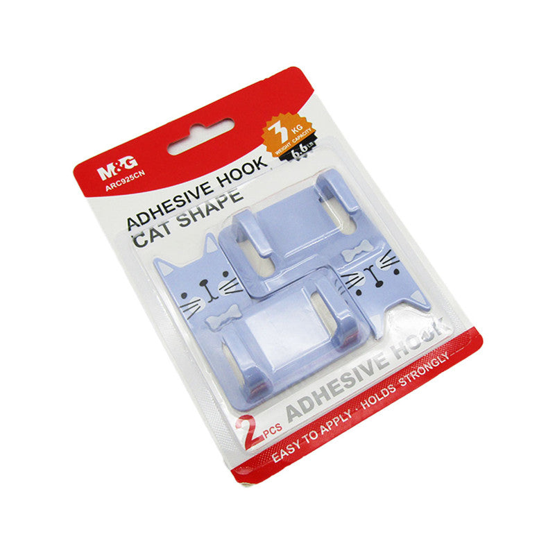 M&G Chenguang Cats Adhesive Wall Hook 3kg 2pcs - No:ARC925CN