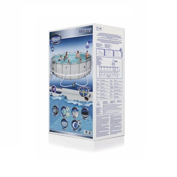 Power Steel 5.49m x 1.32m Pool Set