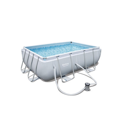 Power Steel 2.82m x 1.96m x 84cm Rectangular Pool Set