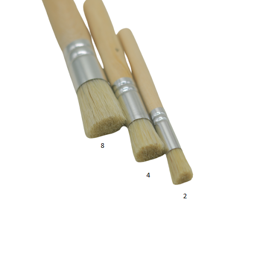 حافظ على ابتسامتك - عبوة من 3 فرش قصيرة ذات شعر خشن (2-4-8)