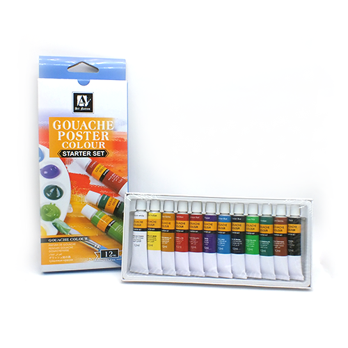 Art Gouache Colours 12 Color