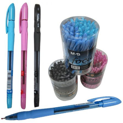 قلم حبر جاف من إم آند جي 62975 أزرق