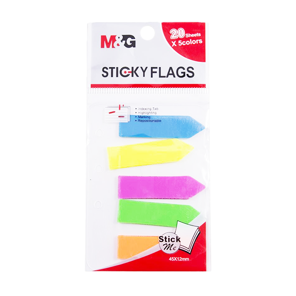 Colored Sticky Flags - YS:99 - 20sheets - 5 colors