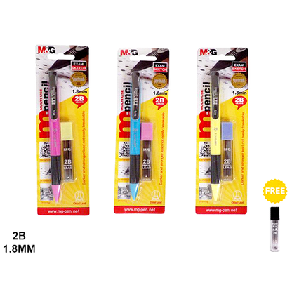 Wide Mechanical Pencil + Pencil Leads