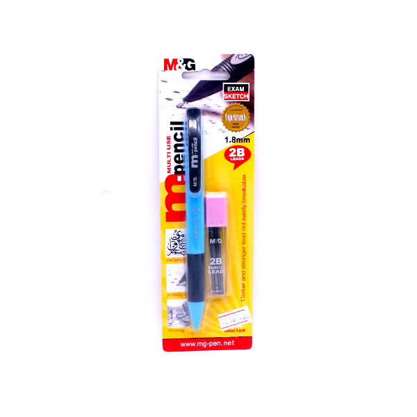 Wide Mechanical Pencil + Pencil Leads