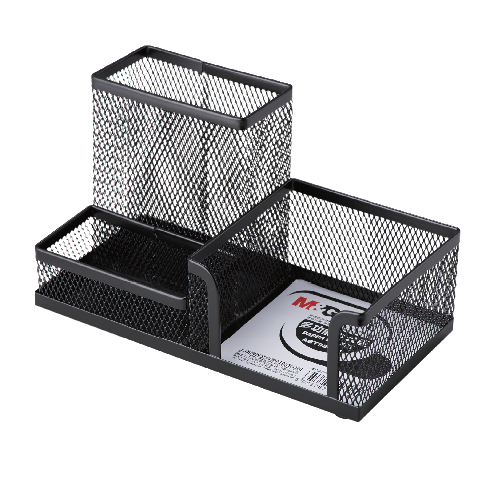 M&G Metal Ten-win Multi-functional Mesh Desktop Organizer Storage Caddy Pen Holder Stand-No:ABT98405