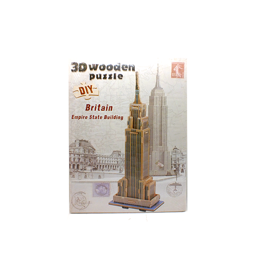 3D wooden puzzle for children - Britain Empire state bulding