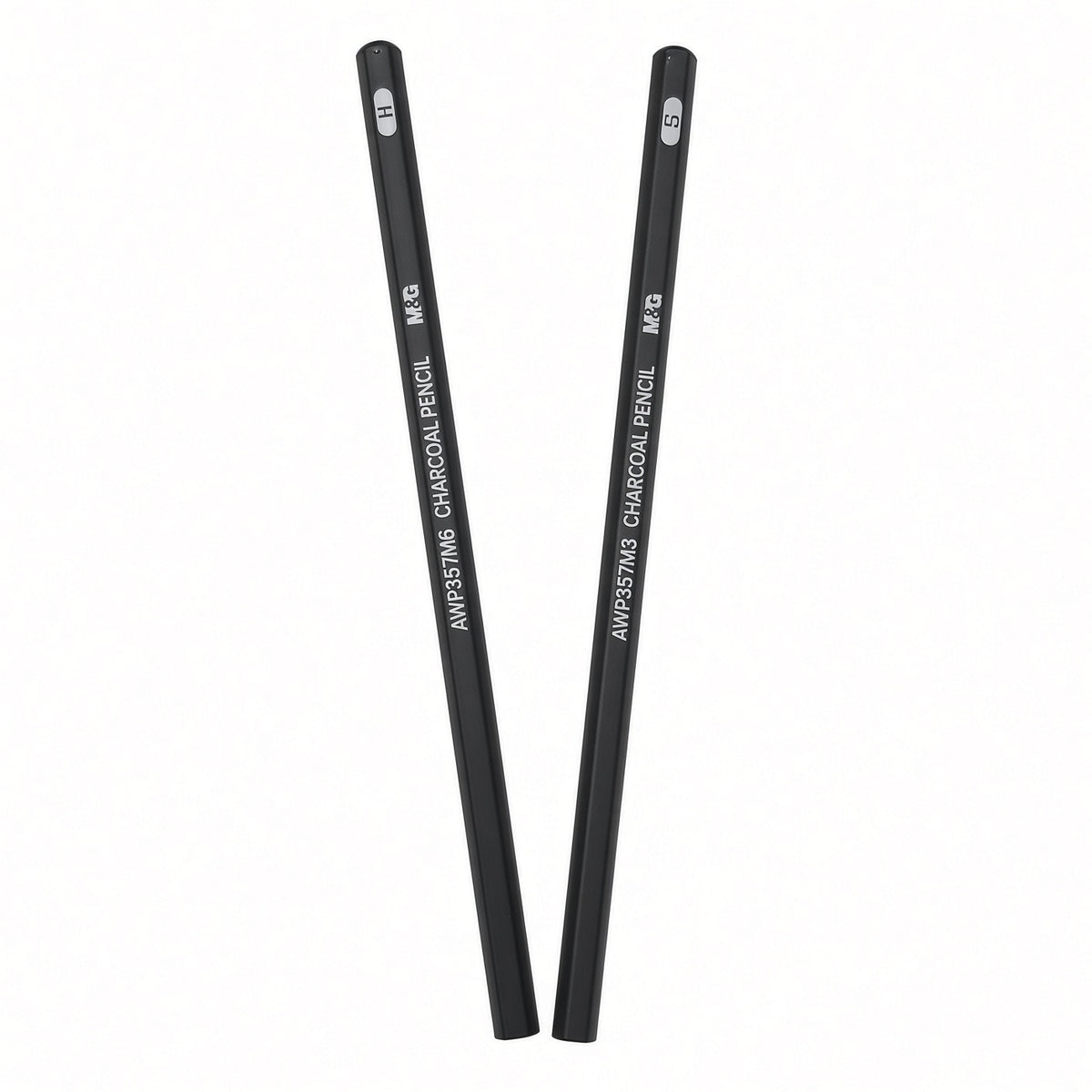 M&G Chenguang  Charcoal Pencils Set – Soft , Medium & Hard Charcoal Drawing Pencils - 1pcs