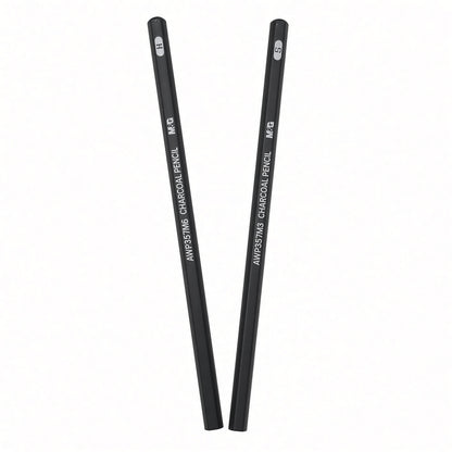 M&G Chenguang  Charcoal Pencils Set – Soft , Medium & Hard Charcoal Drawing Pencils - 1pcs