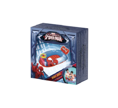 قارب بيست واي القابل للنفخ على شكل سبايدرمان، 112 × 71 سم، مناسب للأطفال من 3 إلى 6 سنوات - رقم: 98009