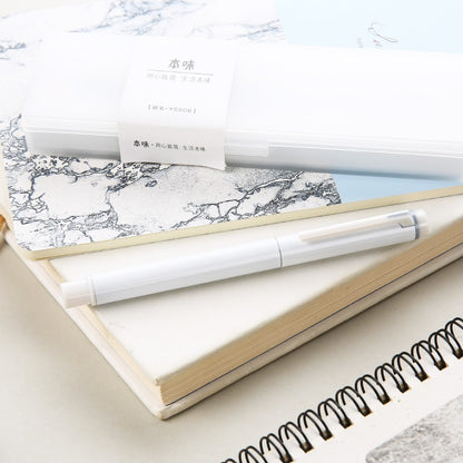 M&G Fountain Metal Pen Classic - White - No:AFPY5606