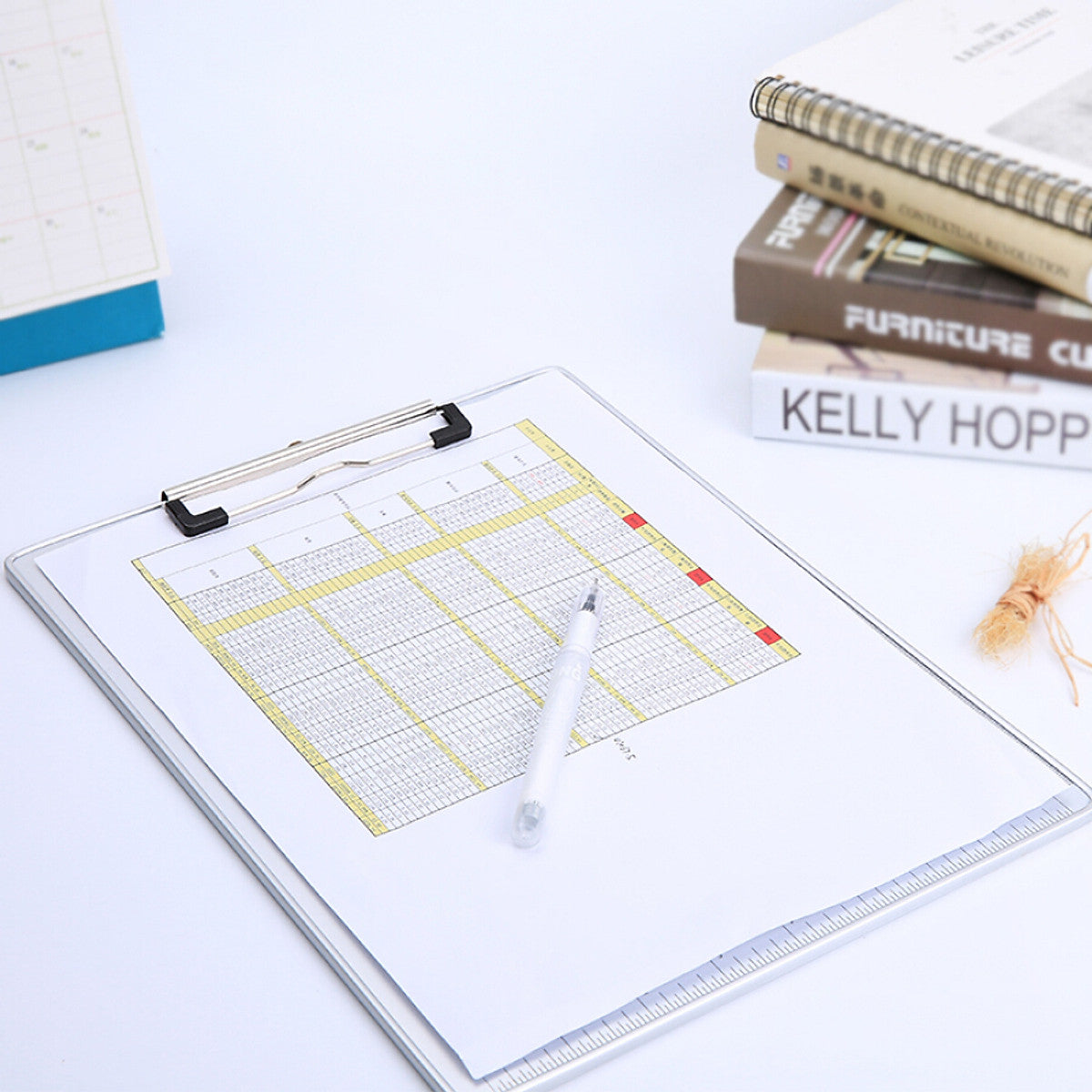 M&G Chenguang A4 line type clip non-slip writing board clip - No:ADM94863