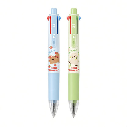 M&G Chenguang Multi-Function 4-in-1 Pen – 3-Color Ballpoint Pen 0.7mm + Mechanical Pencil 0.5mm, Blue/Black/Red Ink - No: ADPT5572