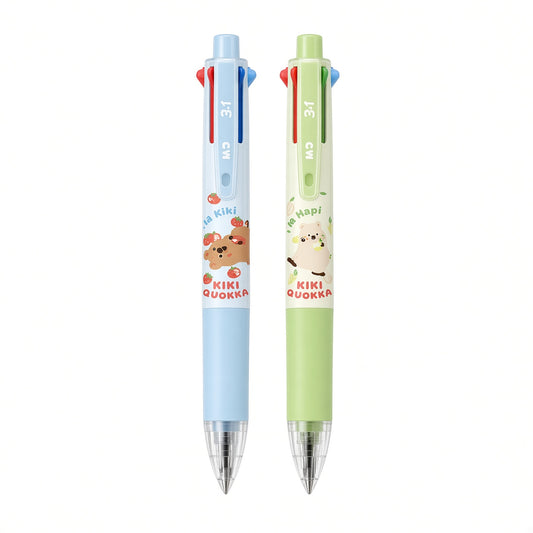 M&G Chenguang Multi-Function 4-in-1 Pen – 3-Color Ballpoint Pen 0.7mm + Mechanical Pencil 0.5mm, Blue/Black/Red Ink - No: ADPT5572
