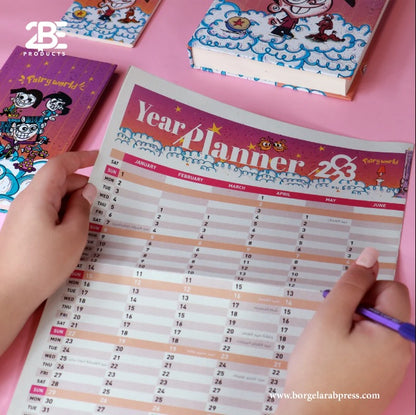 BORG EL-ARAB Cartoonito Calendar Gift Box 2023 -  Agenda 2023