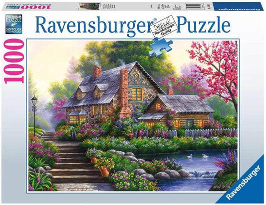 Ravensburger Romantic Cottage Puzzle - 1000pcs - No:15184