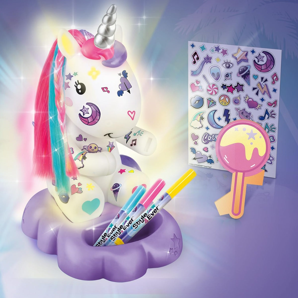 لعبة يونيكورن مضيئة للأطفال من كانال تويز ستايل فور إيفر