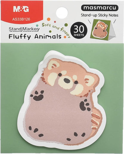 ملاحظات لاصقة بتصميم حيوانات رقيقة من إم آند جي تشنغوانغ، 63 × 71 مم - 30 ورقة بتصميم لطيف - رقم المنتج: YS-487