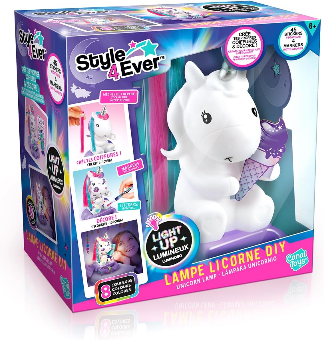 لعبة يونيكورن مضيئة للأطفال من كانال تويز ستايل فور إيفر