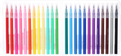 M&G Chenguang Felt Tip Watercolor Pens, Flexible Tip, 24 Colors No : ACP901CD