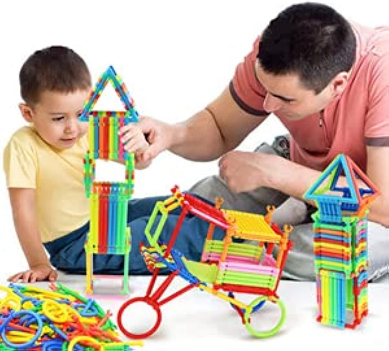 Magnastix Magnetic Construction Building Blocks - 84 Pcs - No:00358