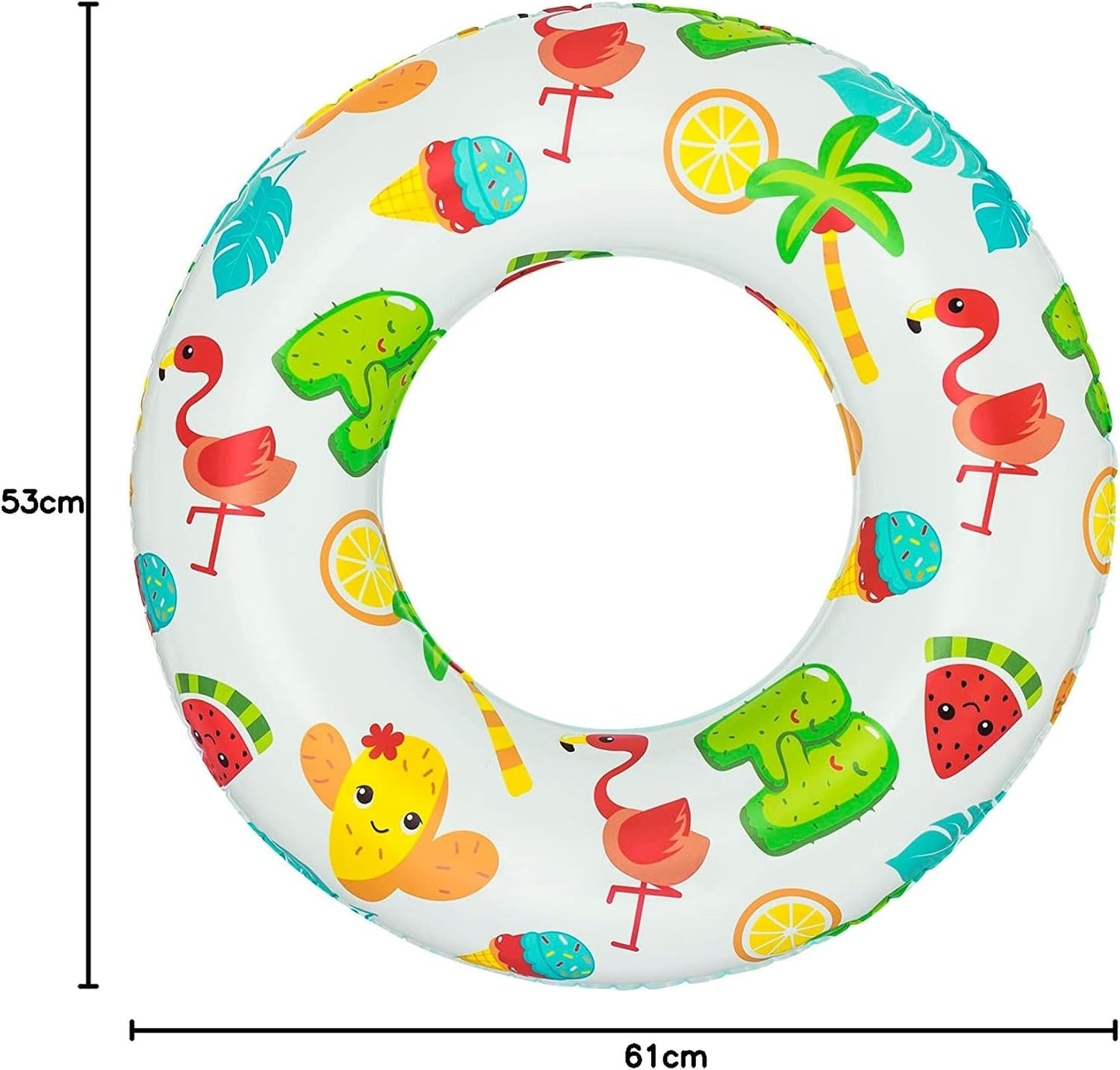 Bestway Swimming Ring for Kids | Durable Inflatable Swim Float, Summer Water Pool Toys, Assorted Designs