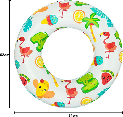 Bestway Swimming Ring for Kids | Durable Inflatable Swim Float, Summer Water Pool Toys, Assorted Designs