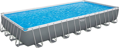 Bestway Power Steel pool 9.56m x 4.88m x 1.32m Rectangular Pool Set - No:56623