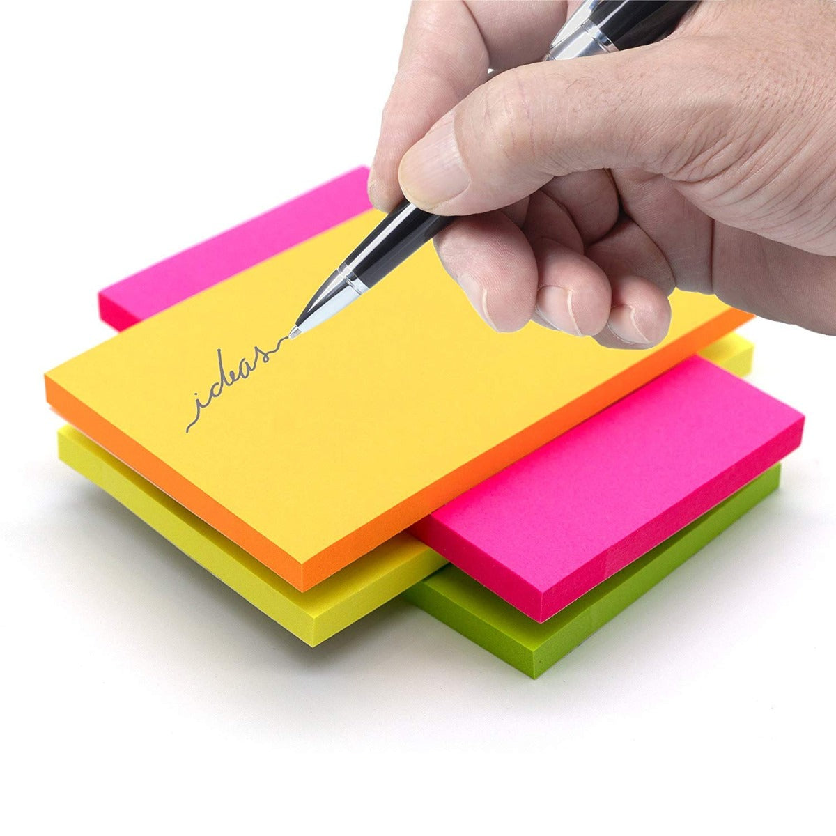 Sticky Notes 3 x 5 Inch Pads 4 Colors (400 Sheets) - No:JT-5