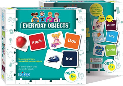بطاقات نيلكو التعليمية - أدوات يومية - 48 قطعة - رقم: 20344 