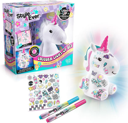 ألعاب القناة - النمط 4 إيفر-يونيكورن ضوء يمكنك صنعه بنفسك للتزيين - إصدار لهواة الجمع