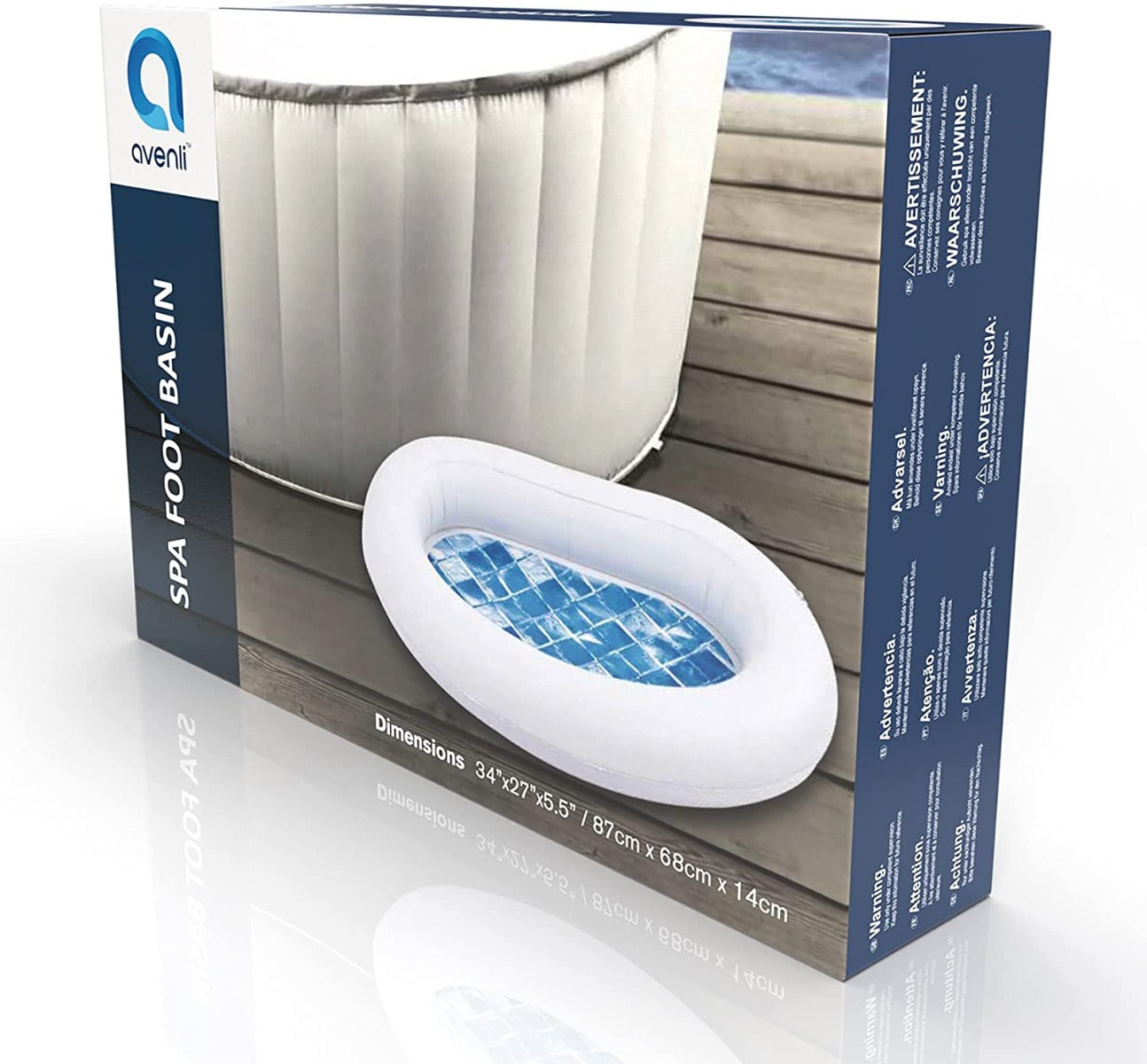 حوض قدم جيلونج أفينلي سبا لحمامات السباحة 87×68×14 سم - رقم: 137205-1