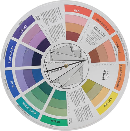 عجلة الألوان الإبداعية، دليل تعليمي لخلط الألوان، أداة تعليمية لصفوف الفنون - رقم: 0400 