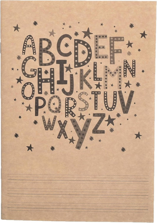 Yassin English Notebook, 120 Pages B5 with 4 Lines and 40 Stapled