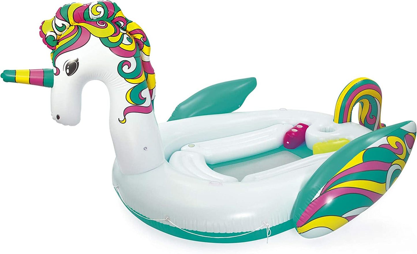 Bestway Giant Unicorn Island pool float inflatable 5.90m x 4.04m (Island) - No:43228