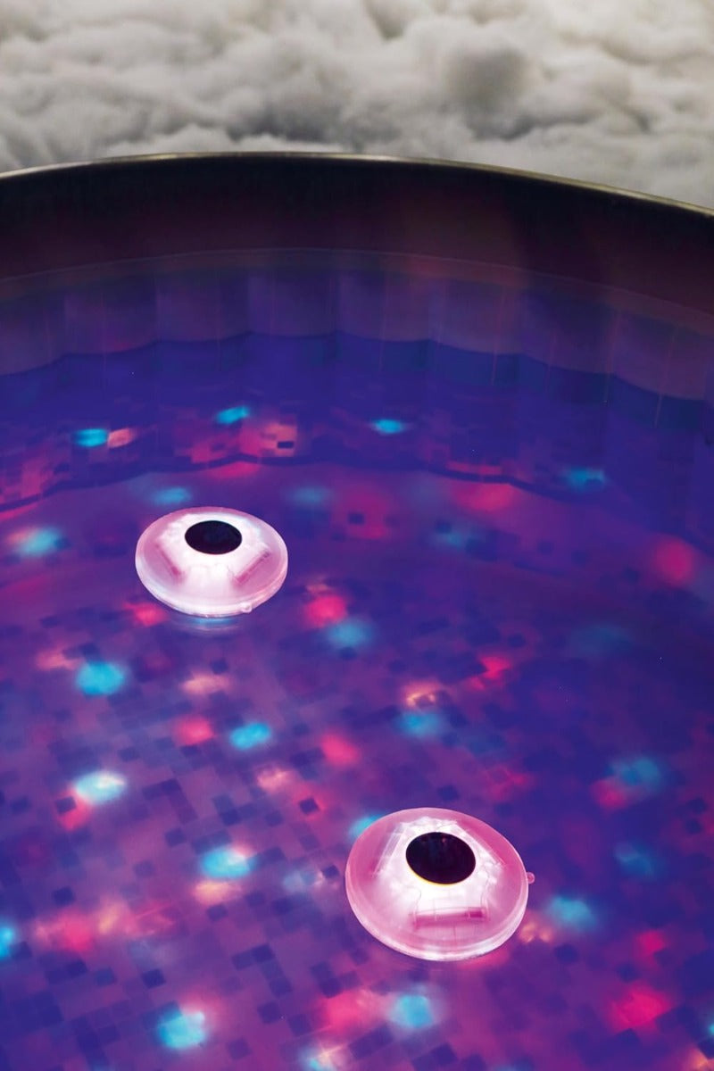 مصباح حمام سباحة بيست واي فلو كلير العائم المقاوم للماء بتقنية LED، 7 أوضاع ألوان - رقم المنتج: 58419