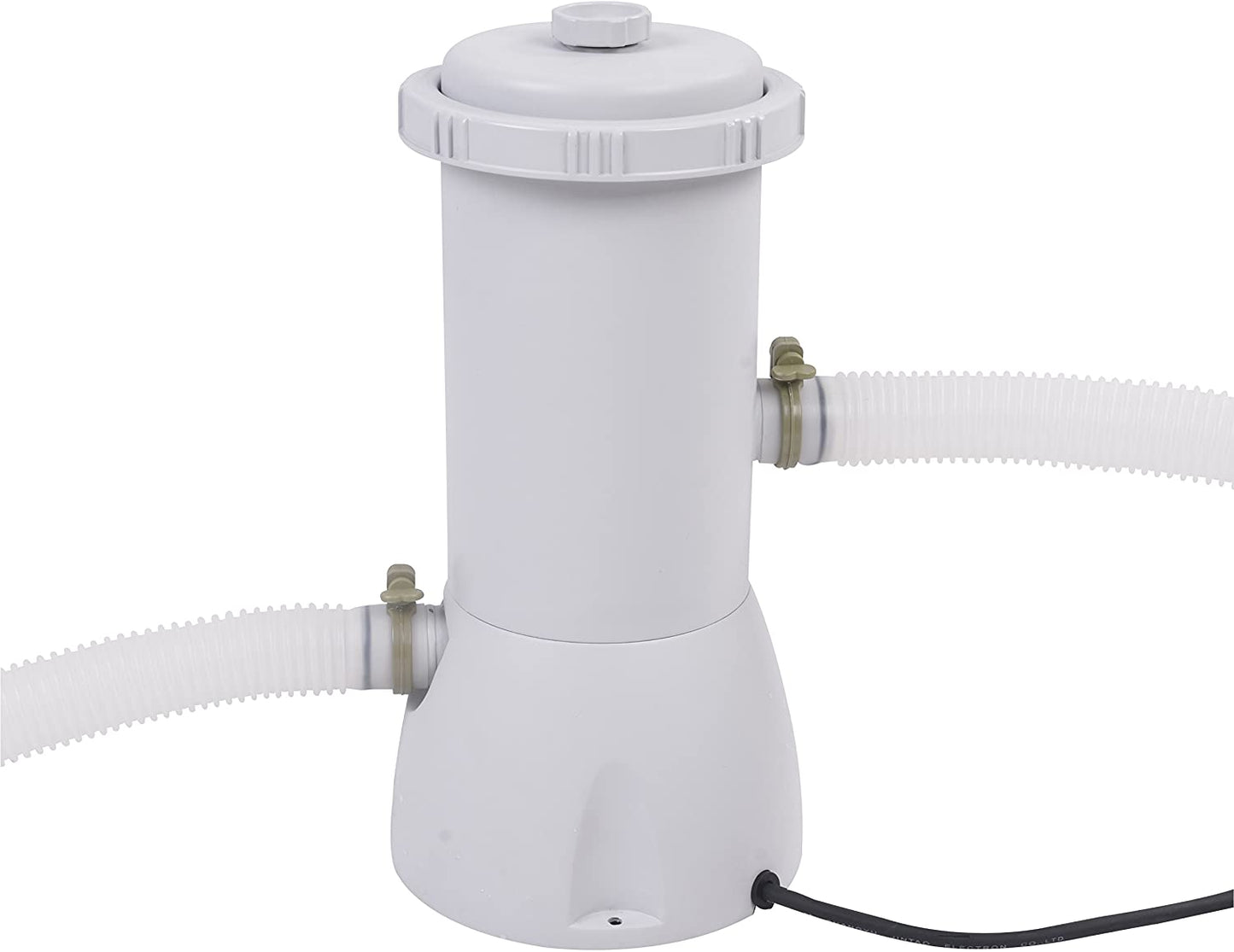 مسبح جيلونج بيضاوي الشكل فوق الأرض، أبعاده 540×304×106 سم، بهيكل فولاذي ومضخة ترشيح - رقم: 17449EU