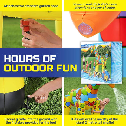 Bestway Jumbo Giraffe Water Sprayer 142x104x198cm | 52384
